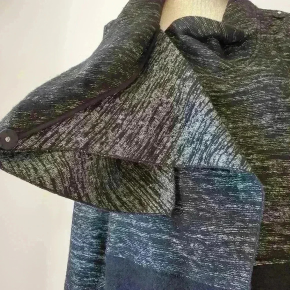 Katherine Barclay Montreal Wool blend wrap sweater jacket. size xs - Picture 10 of 14